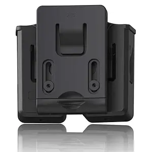 Qualified military tactical double stack magazine pouch 9mm/.40 gun magpouch belt clip universal