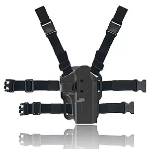 Left right Interchangeable shoulder concealed tactical pistol fanny pack gun holster for Glock 17,19, 19X , 22, 23,  31, 32