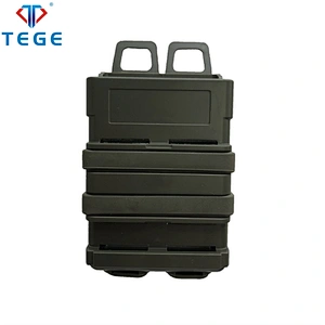 TEGE Tactical Magazine Pouch Bag Holster 5.56 Fast MagPouch For M4 Mag Polymer Black