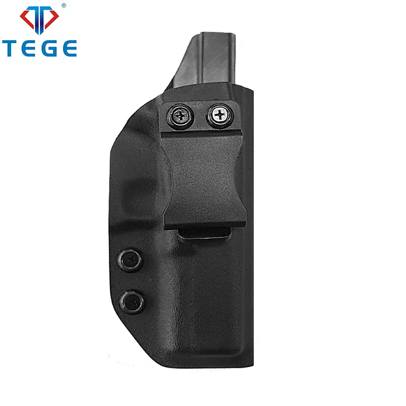 Tege hot selling kydex gun holster fits for glock 17 22 31 concealed gun holster for military police civilian