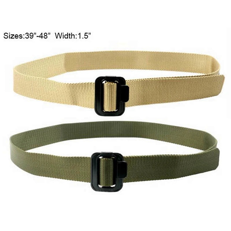 Combat Police Duty Tactical Sport Military Belt with Buckle Army Military Adjustable Outdoor Waistband Belt