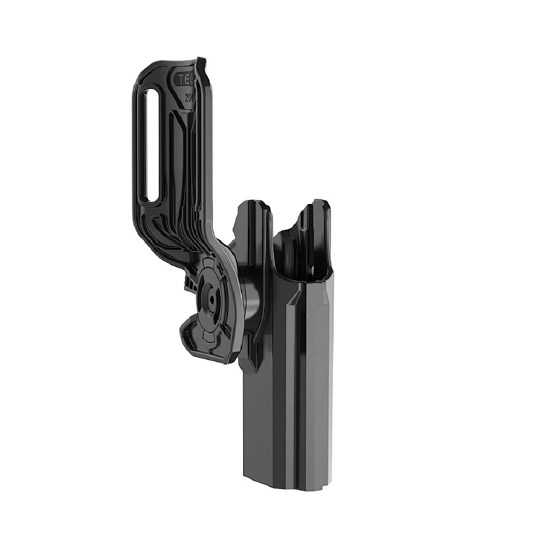 TEGE Polymer OWB Left Handed Gun Holster For Glock 17 19 With Drop-offset Attachment