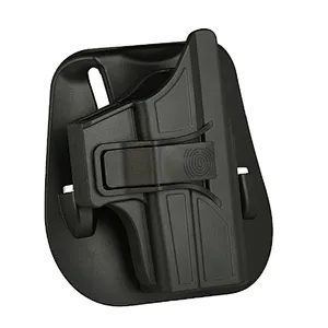 TEGE OWB Polymer Glock 43 Gun Holster With Paddle Attachment Fast Draw And Quick Release