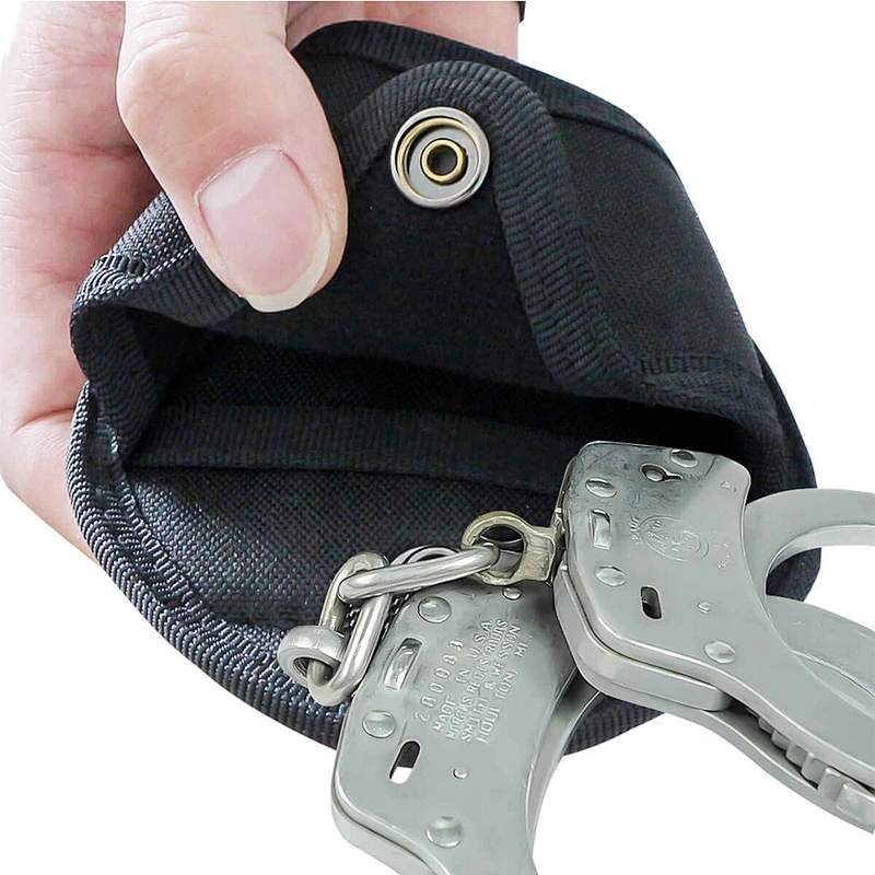 Handcuff Holder Law Enforcement Military Standard Handcuff Pouch Belt Loop Black Custom Top Open Handcuff Case