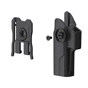 Tactical Gun Polymer Holster Paddle with MOLLE Multifunct Gun Holster Fits Glock 17/22/31 Gen 1-5
