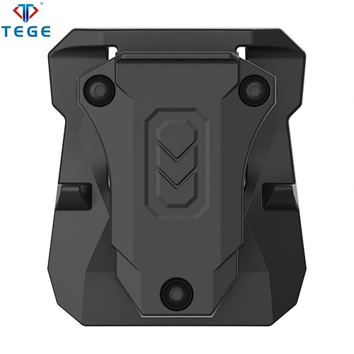 TEGE Universal Polymer Plastic Porta Cargador  Single Magazine Pouch 9mm .40 Double Stack Military Tactical Police Civilian