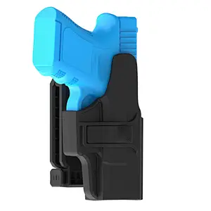 High Quality Certificates Belt Clip Holster Black Polymer Military Pistol Gun Holster for Glock 26/27/33 Gen 1-5