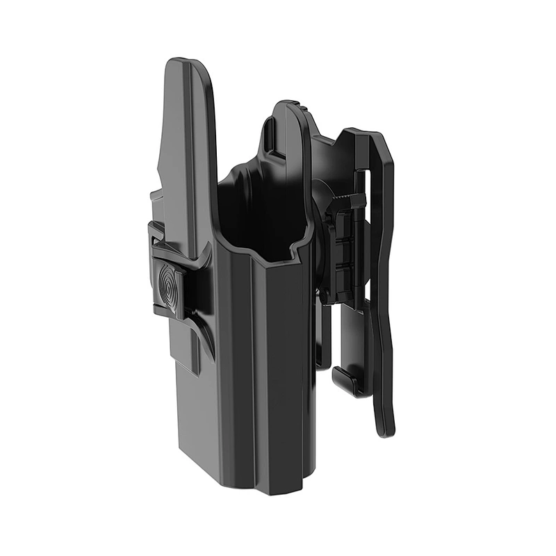 TEGE polymer gun holster fits Glock 26, 27, 33 (Gen 1,2,3,4, 5) Outside Waistband with MOLLE system