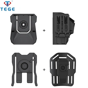 Tege 2020 Glock 17/22/31 gun holster law enforcement gun holster with Paddle/MOLLE/Belt clip & Leg platform attachments