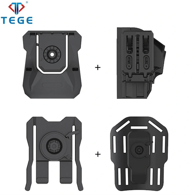 Tege 2020 Glock 17/22/31 gun holster law enforcement gun holster with Paddle/MOLLE/Belt clip & Leg platform attachments
