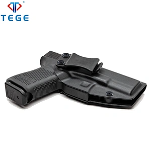 TEGE Kydex IWB Concealed Carry Men Women Civilian Gun Case Military Army Tactical Police Pistol Holster Fits GLOCK19/23/32