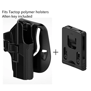 tactical gun accessories Index finger release glock 19 parts Paddle with  Belt clip for Glock 19/23/32(Gen1-5) gun holster