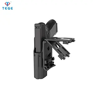TEGE Plastic Auto Lock Quick Release Handgun Bag Case Polymer Military Tactical Police Civilian Pistol Holster H&K USP 9mm .40
