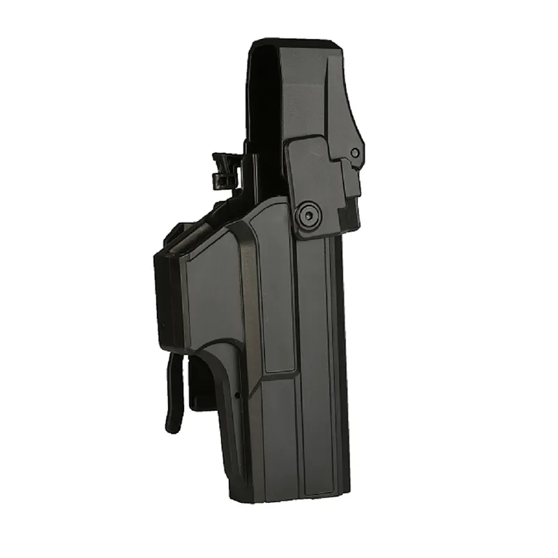 Tege 2020 outside waist belt polymer duty holster for Glock 17/22/31 law enforcement Molle attachment gun holster