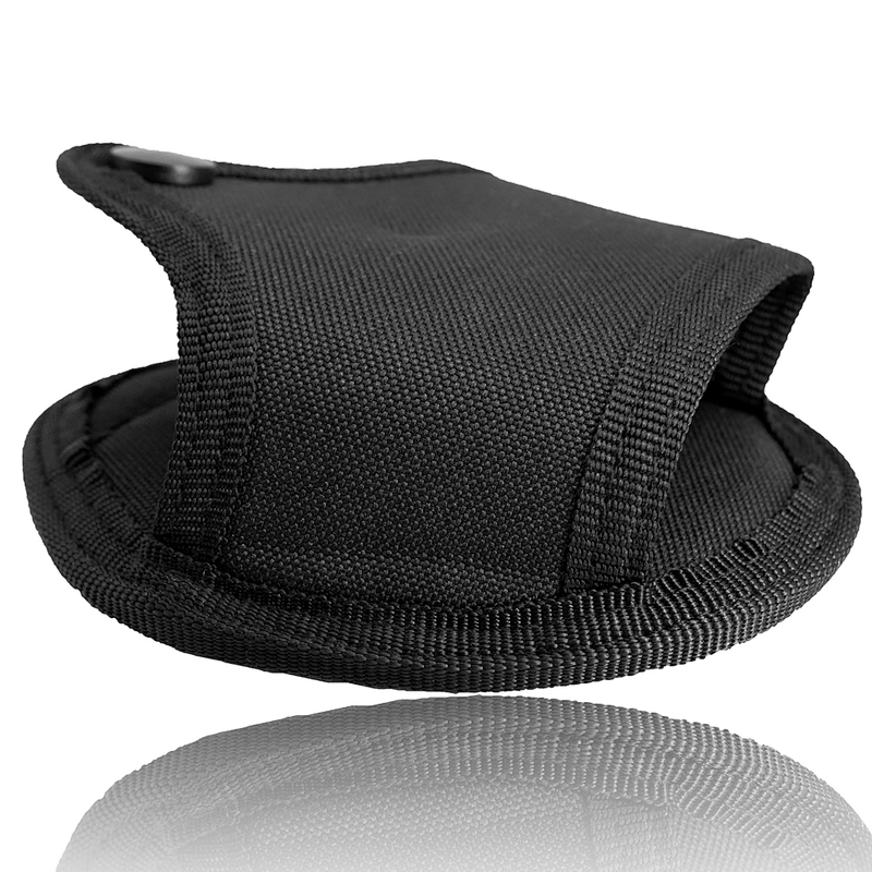 Handcuff Case, Nylon Open Top Handcuff Holder Pouch Fits Chain/Hinged Cuff