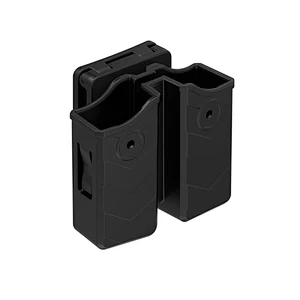 New Military Tactical Hunting Magazine Pouch Concealed Universal Double Stack Mag Pouch 9mm/.40 Belt Clip Holder