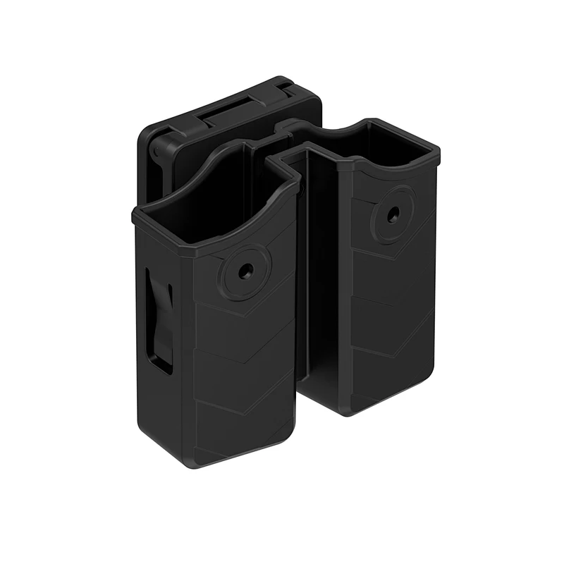 New Military Tactical Hunting Magazine Pouch Concealed Universal Double Stack Mag Pouch 9mm/.40 Belt Clip Holder