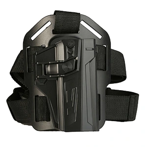 Tege polymer gun holster for CZ P07 P09 leg holster with drop leg platform attachment