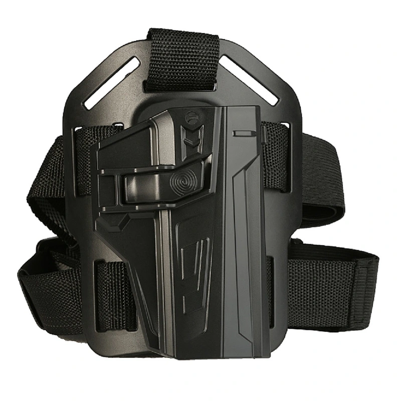 Tege polymer gun holster for CZ P07 P09 leg holster with drop leg platform attachment
