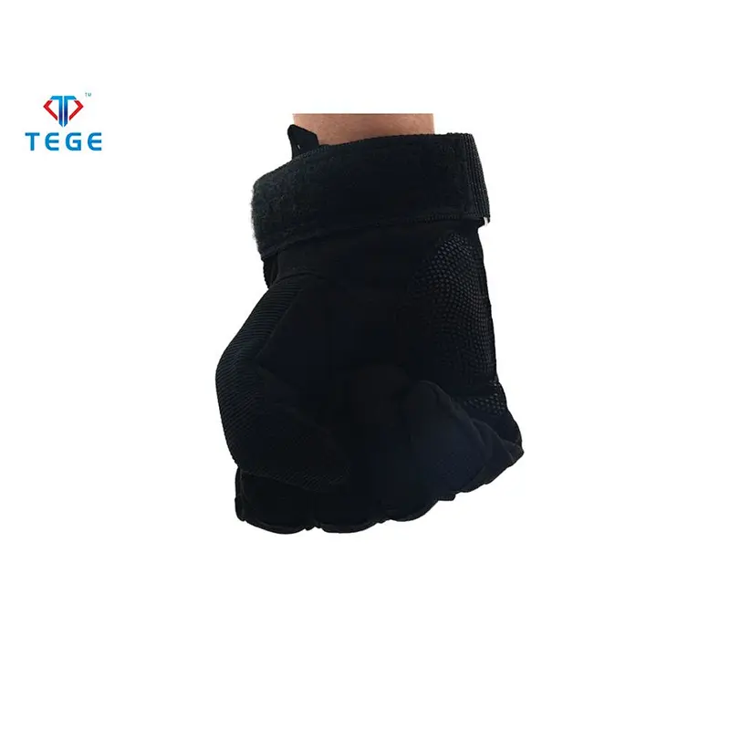 TEGE Functional Single Layer Full Finger Hunting Protecting Military Police Training Nylon Tactical Gloves