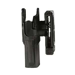 TEGE polymer outside waist belt fast draw & quick release gun holster Glock 17 19 left right handed interchangeable gun holster
