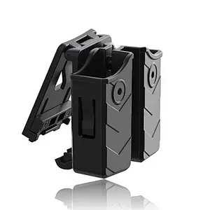 TEGE 2021 Best Hot Selling Universal Double Stack Magazine Pouch for 9mm/.40 mags With Belt Clip Accessory
