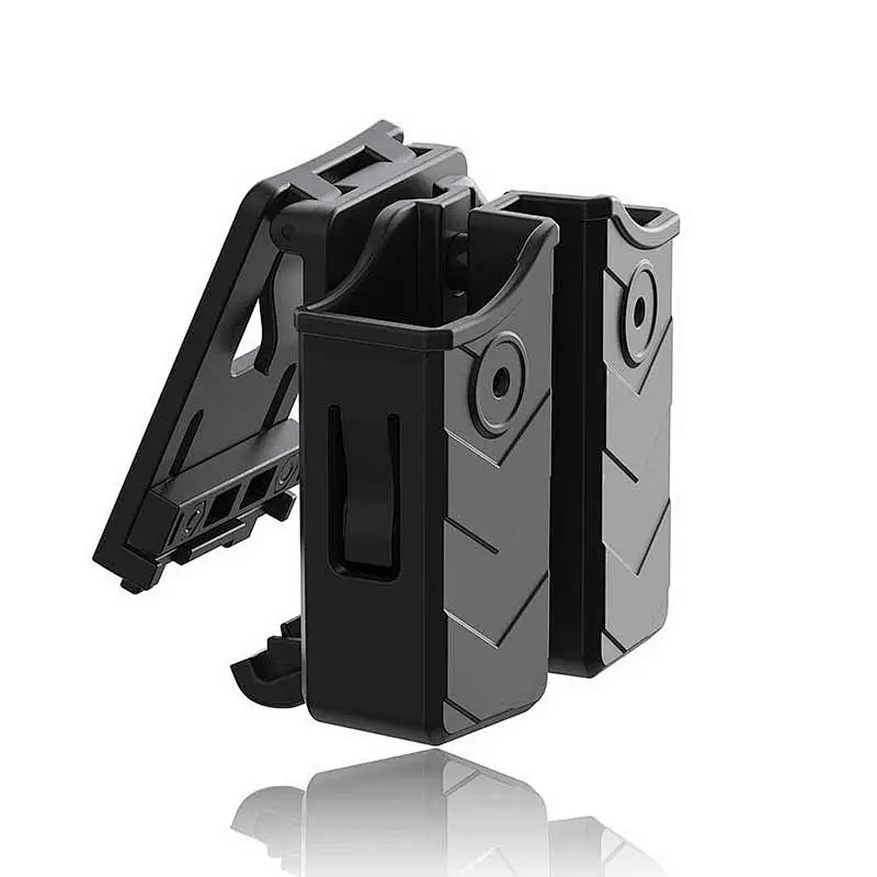 TEGE 2021 Best Hot Selling Universal Double Stack Magazine Pouch for 9mm/.40 mags With Belt Clip Accessory