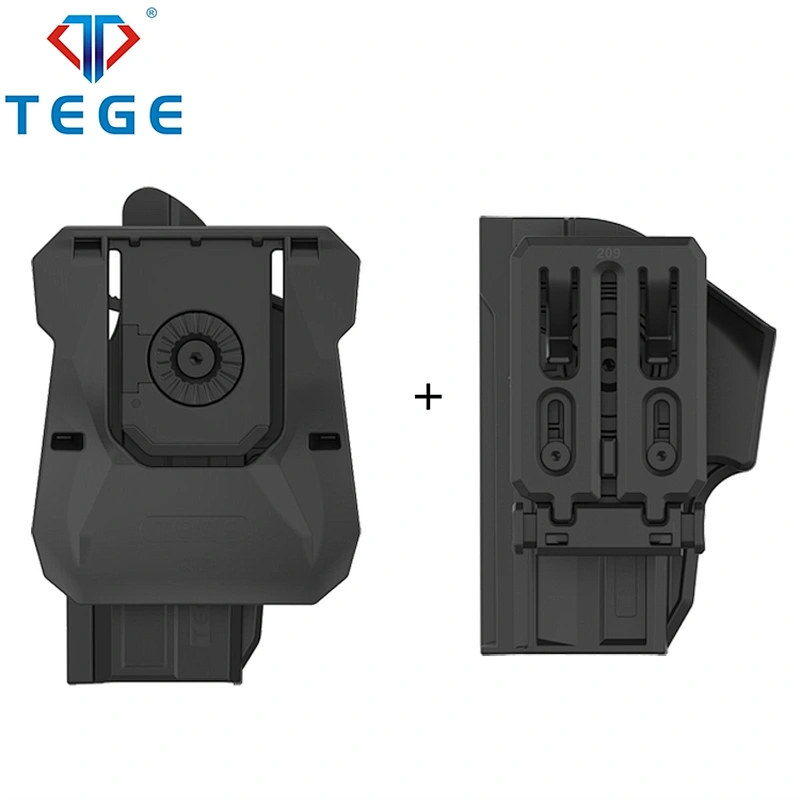 Tactop New Release Airsoft Shooting Range Universal IPSC Holster with Paddle and Belt clip