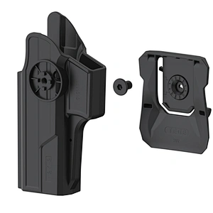 Tactical Gun Polymer Holster Paddle with MOLLE Multifunct Gun Holster Fits Glock 17/22/31 Gen 1-5