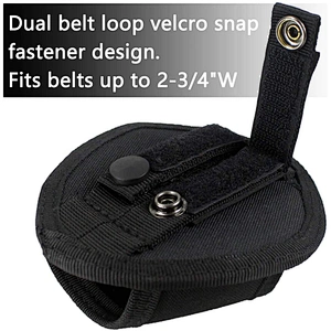 Military Standard Handcuff Pouch Black Handcuff Case For Police Double Lock Handcuffs holder