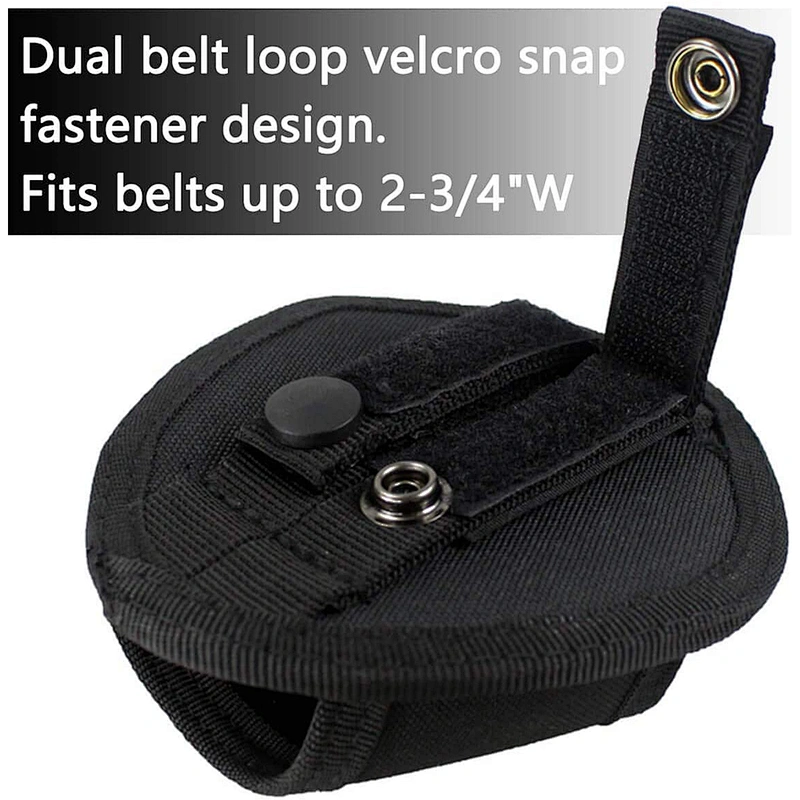 Handcuff Case, Nylon Open Top Handcuff Holder Pouch Fits Chain/Hinged Cuff