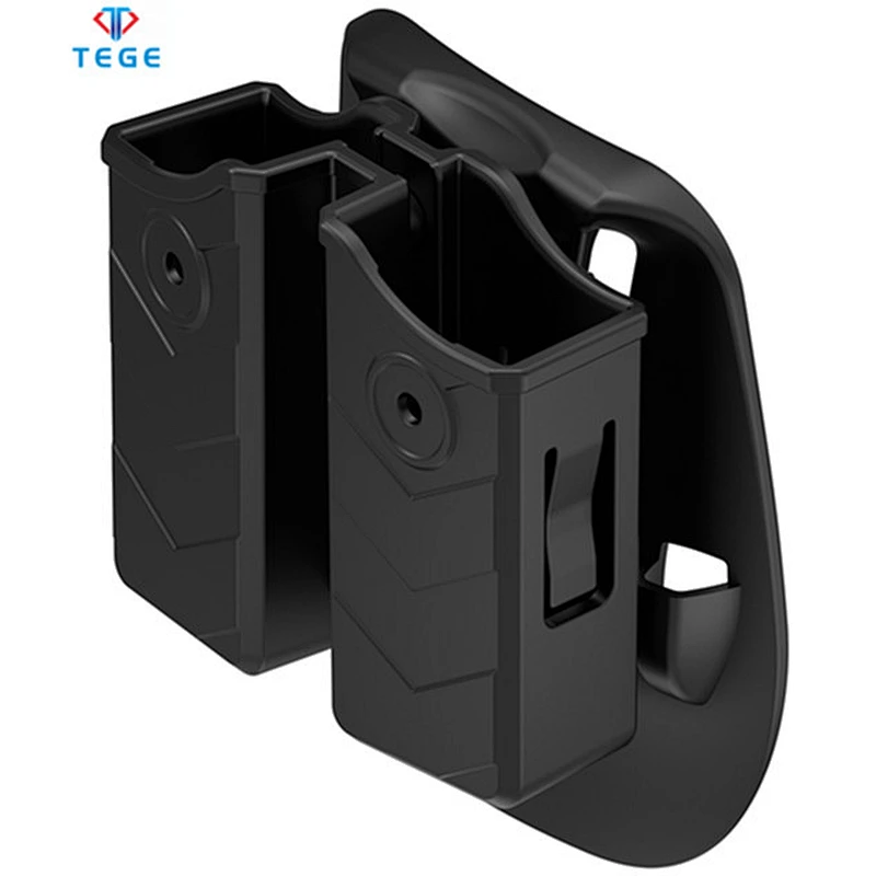 Polymer double stack magazine pouch fits for CZ 75,CZ P07,CZ P09
