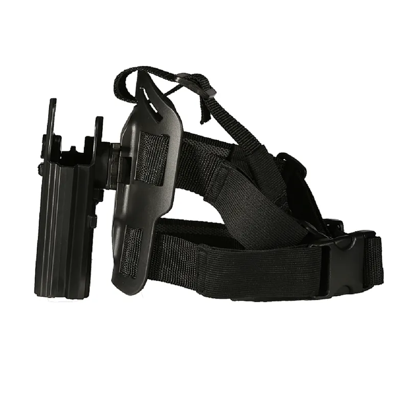 Tege ipsc universal gun holster tactical gear leg holster for Glock Beretta CZ P07 with leg platform attachment