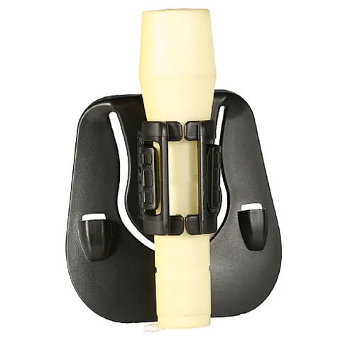 tege tactical gear universal flashlight holder for diameter 0.8'' to 1.2'' paddle attachment pepper spray
