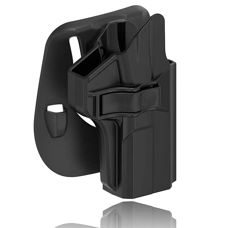 TEGE S&W M&P 9mm/.40 Full Size Holster, Custom Molded Outside Waistband Paddle Holster Also Fits Smith and Wesson MP 2.0 Compact