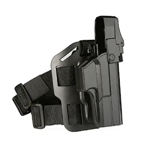 Tege 2020 hot selling polymer gun holster for Glock 17/22/31 Level 3 leg holster with Drop leg platform attachment