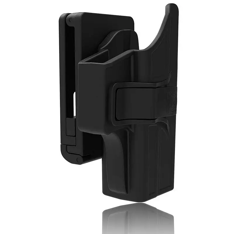 Glock 43 Holster, Tactical Outside Waistband Belt Holsters with Adjustable Cant Fast Draw.