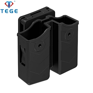 OWB Polymer Durable Special Forces 9mm Magazine Pouch Military Tactical Double Mag Pouch