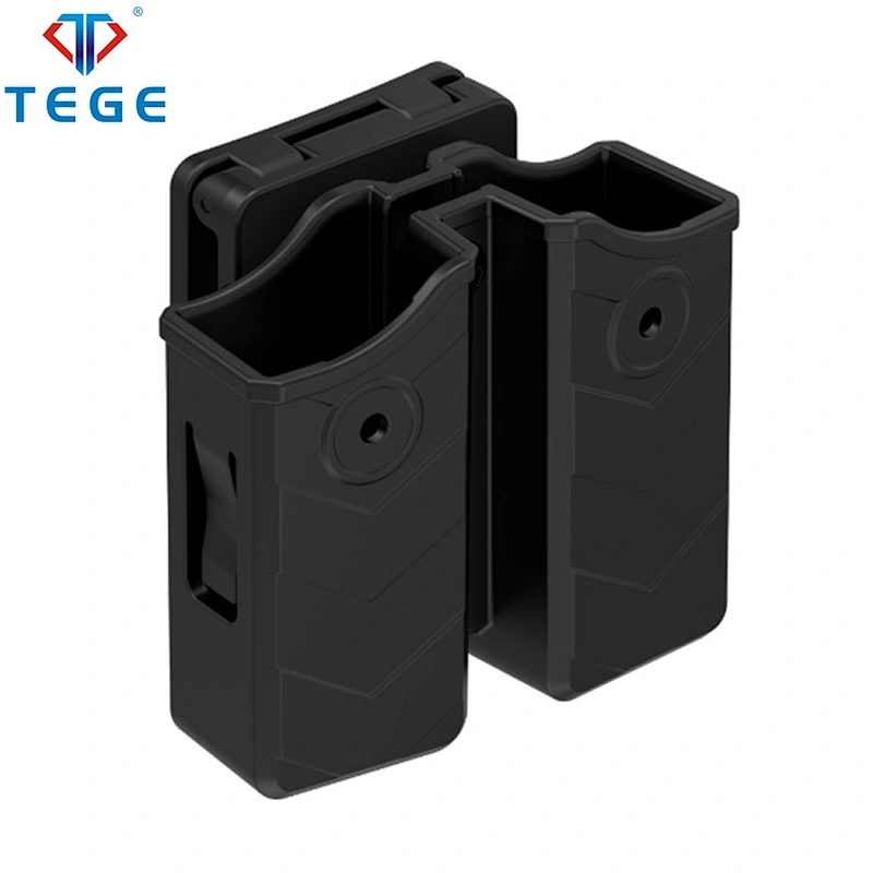 OWB Polymer Durable Special Forces 9mm Magazine Pouch Military Tactical Double Mag Pouch