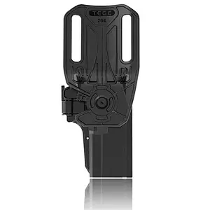 TEGE Middle Finger Release shoulder concealed tactical pistol fanny pack gun holster for Glock 19 19X 23 32 45(Gen 1-5)