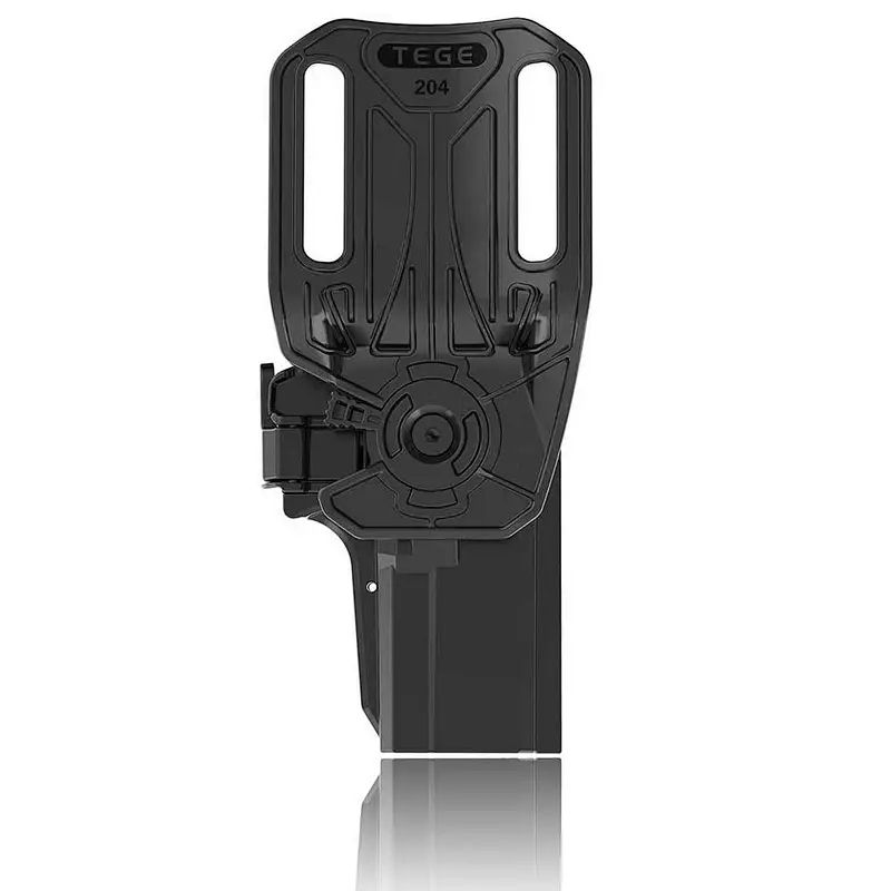 TEGE Middle Finger Release shoulder concealed tactical pistol fanny pack gun holster for Glock 19 19X 23 32 45(Gen 1-5)