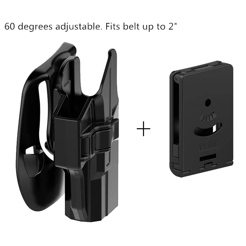 tactical gun accessories Index finger release glock 19 parts Paddle with  Belt clip for Glock 19/23/32(Gen1-5) gun holster