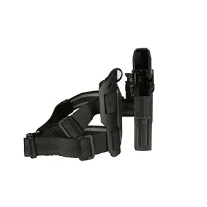 Tege 2020 hot selling polymer gun holster for Glock 17/22/31 Level 3 leg holster with Drop leg platform attachment