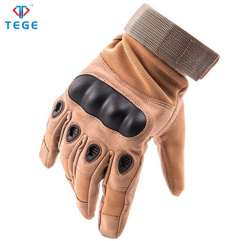 Hot Sale Single Layer Green Nylon Lightweight Military Special Forces Full Finger Tactical Gloves