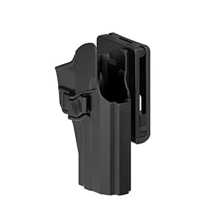 TEGE Plastic Auto Lock Quick Release Handgun Bag Case Polymer Military Tactical Police Civilian Pistol Holster H&K USP 9mm .40