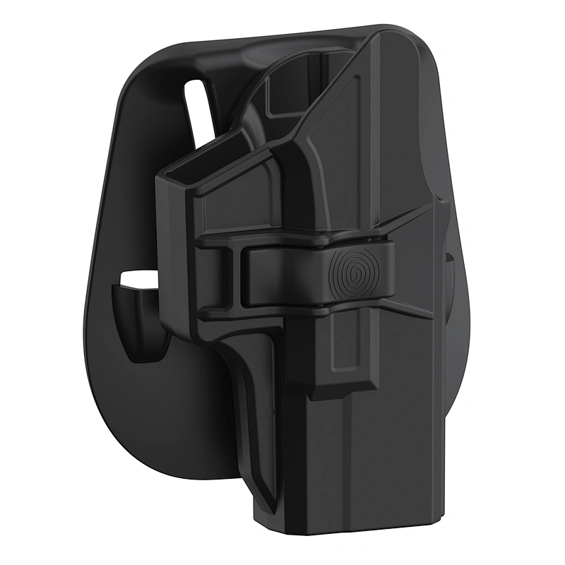 TEGE Glock 19 19X 23 32 45 Holster (Gen 1-5), Tactical Outside Waistband Belt Paddle Holsters with Adjustable Cant Fast Draw