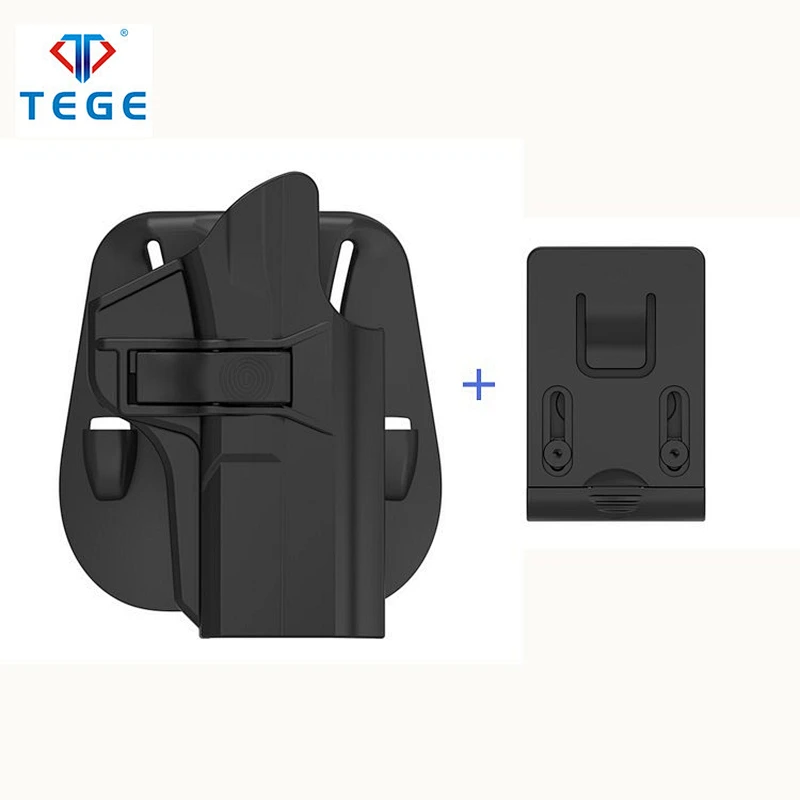 Holster Fits Smith&Wesson M&P 9mm Pistol With Paddle and Belt Clip Attachment  Right Hand Holster