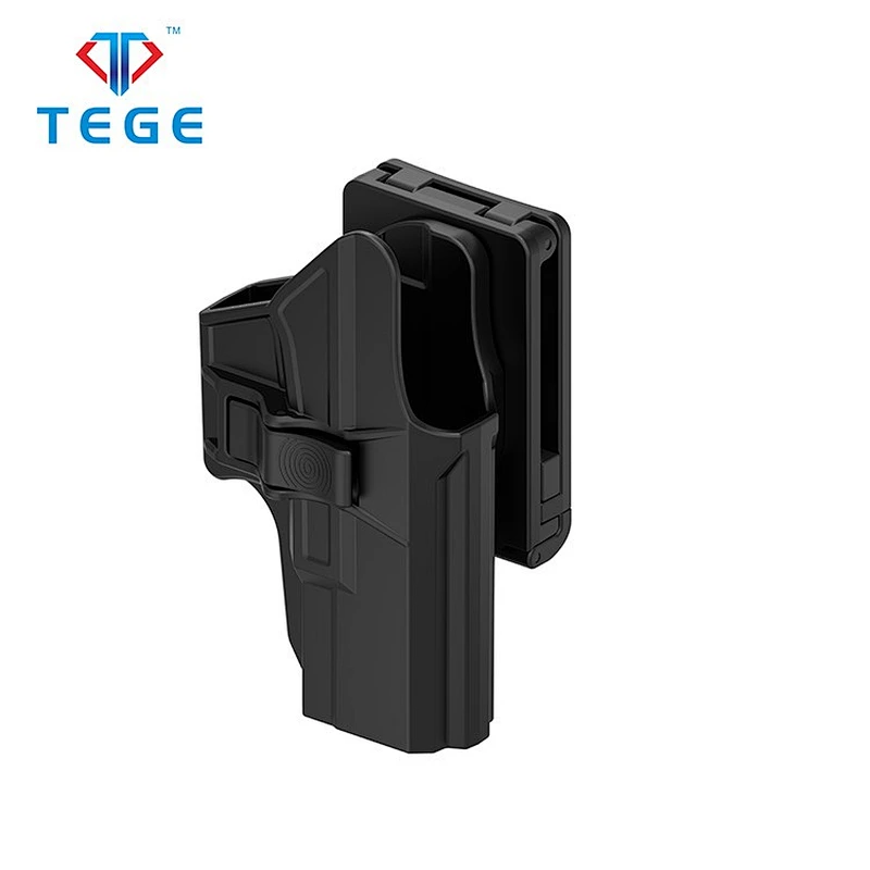 Functional black polymer safe military tactical handgun holster for Glock 19/23/32 pistol