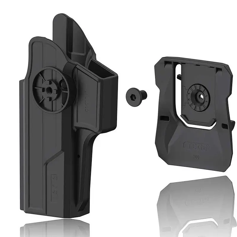Glock 17 Glock 22 31 Paddle Holster(gen 1-5), Tactical 360 Degrees Adjustable Outside Waistband Holster