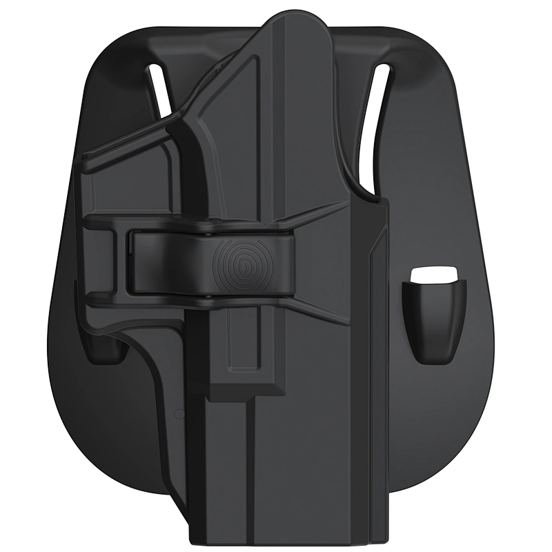 TEGE Glock 19 19X 23 32 45 Holster (Gen 1-5), Tactical Outside Waistband Belt Paddle Holsters with Adjustable Cant Fast Draw